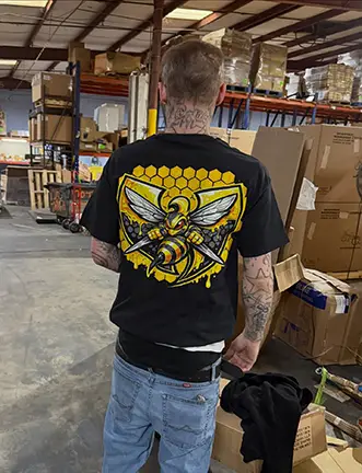 Custom printed one of a kind tee by 843 Teez in Conway South Carolina