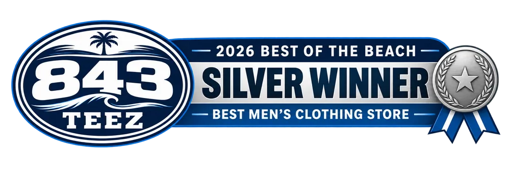 843 Teez — 2026 Best of the Beach Silver Winner for Best Men’s Clothing Store